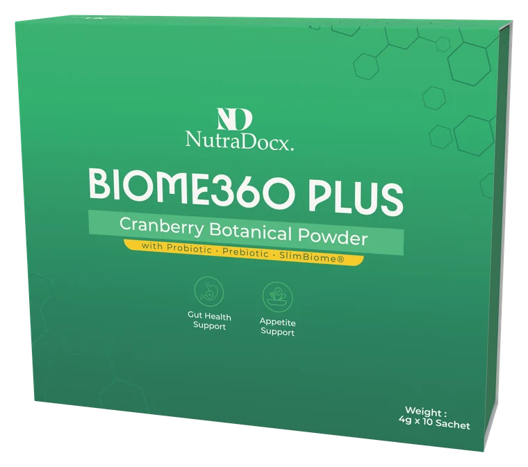 Kotak BIOME360 PLUS, 10 sachet 4g setiap satu
