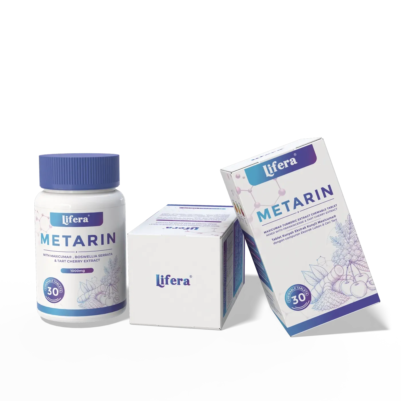 Set botol dan kotak METARIN