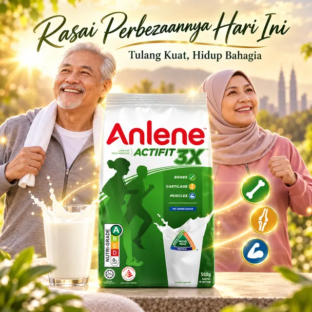 Contoh poster AI biasa untuk produk yang sama